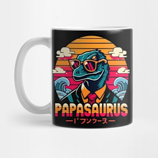 Raptor Wearing Shades Papasaurus Mug